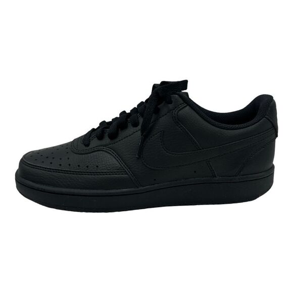 Nike Womens Court Vision Low Black on Black Color Way Sz‎ 8 Restored New - Picture 1 of 13